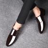 Trending Pointed Patent Leather Shoes for Men Business Shoe Men Bright Casual Shoes Large Wedding Shoes Party Shoes Men Oxfords