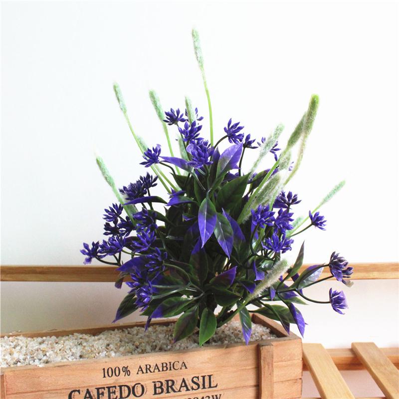 1Pc Artificial Simulation Green Plant Plastic Fake DIY Garden Landscape Home Decoration Accessories