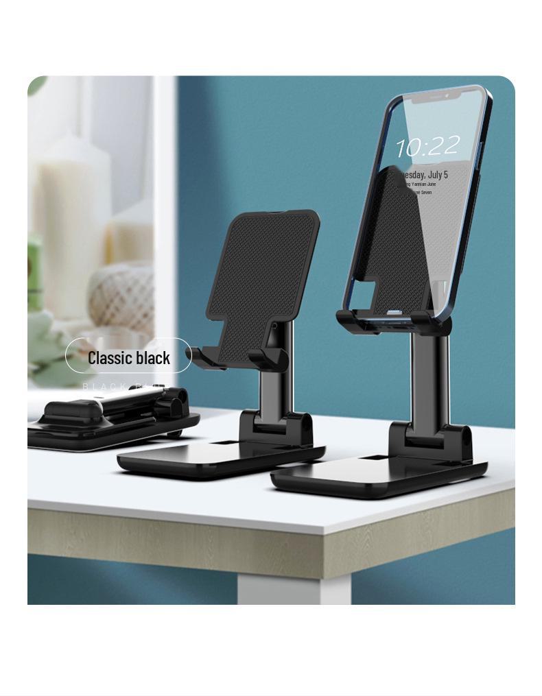 

Держатель для мобильного телефона и планшета из алюминиевого сплава с вращением на 360° для рабочего стола и прямой трансляции T18 plastic bracket чёрный