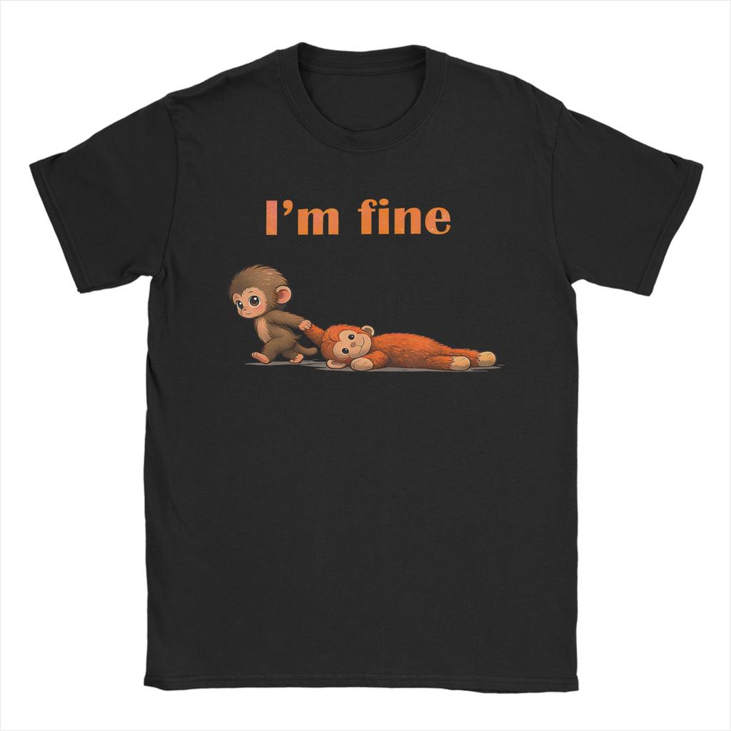 I Need Some Love Punch Monkey TShirts Unisex Women Creative Cotton Tee Shirt Short Sleeve T Shirts Gift Idea Clothing