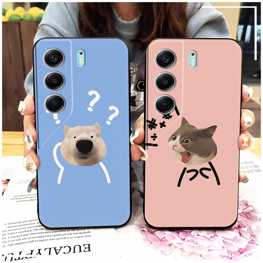 Dirt-resistant Graffiti Phone Case For Tecno Camon40 Pro 4G/5G/CM6/CM7 Waterproof Cartoon Cute Couple TPU Shockproof