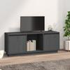 Day and Night - Day and Night Solid Gray Pine Wood TV Cabinet 110.5x35x44 Cm