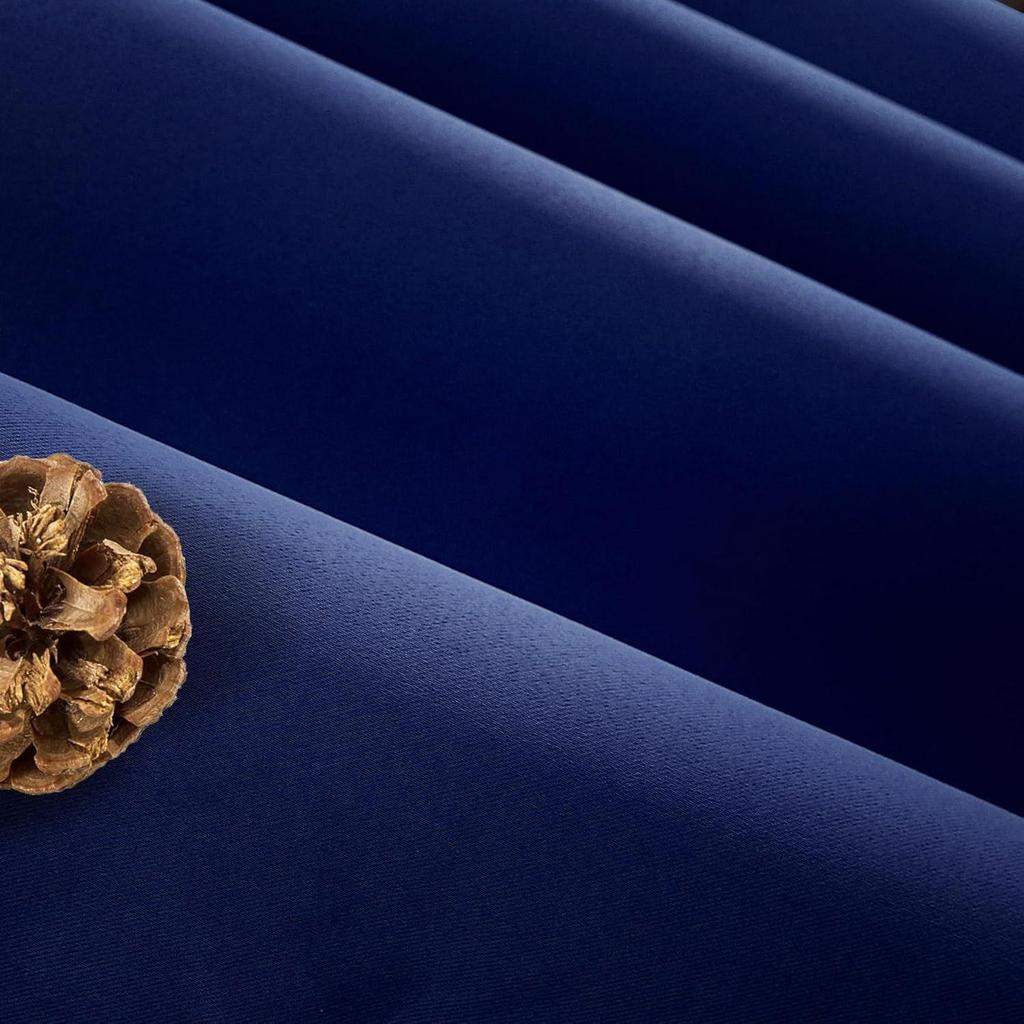 Polyester 100% Verdunkelnd Einfarbig Lange Türvorhänge|100% Raumverdunkelung| Verdunkelnde Lange Türvorhänge| 9 Fuß |2er-Set| Einfarbiges Design |