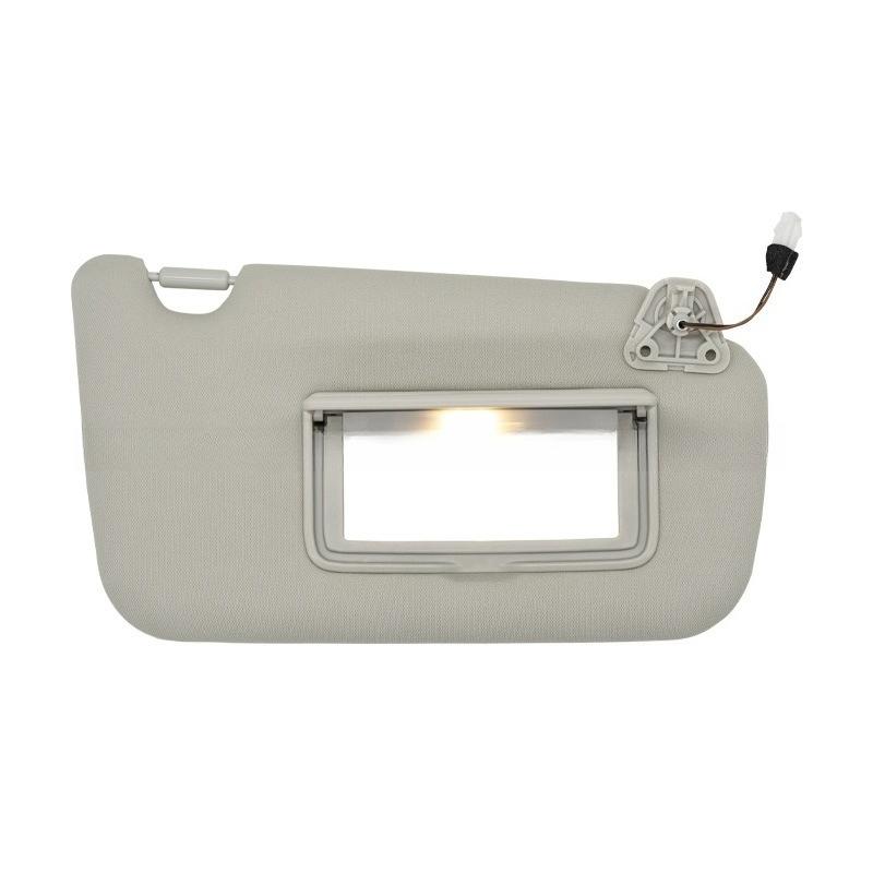 Car Sun Visor for Nissan Sentra 2013-, 96401-3SG8A, Beige/Grey with Cable & Vanity Mirror, Front Side Sun Shade Replacement