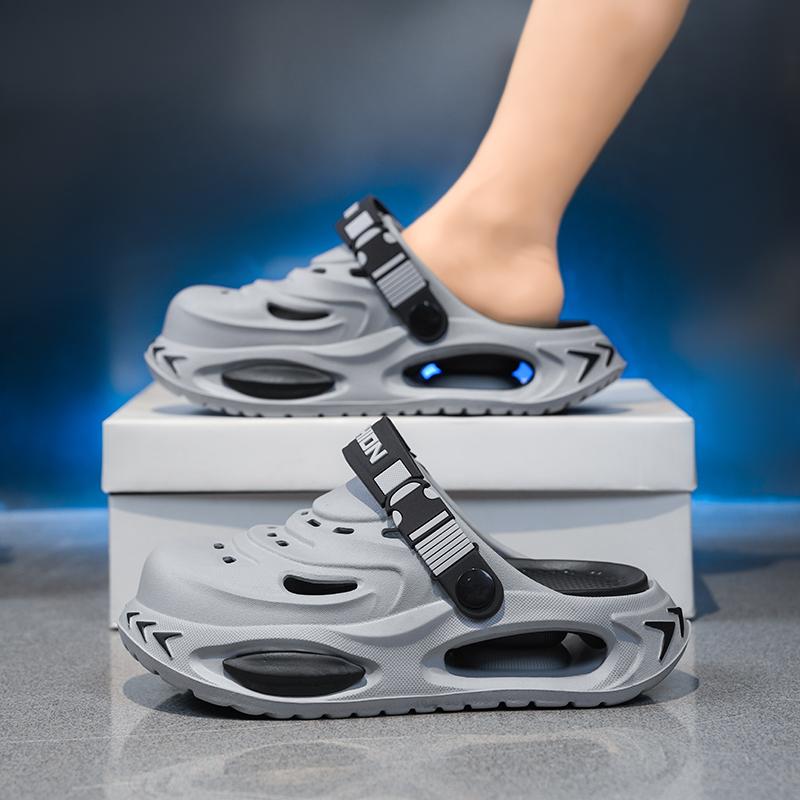 Leichte Sandalen für Kinder, atmungsaktives Lochdesign, Clogs, weiche Sohle, Sommer, Strand, Wanderschuhe, bequeme Freizeit-Outdoor-Schuhe