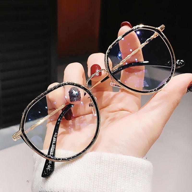 Anti-radiation Glasses for Women Student Glasses Anti-blue Light Computer Glasses Replaceable Lenses Lightweight Design Eyewear