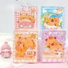 1Pc Capybara Horizontal Line Book Creative A7 Board Clip Book Portable Notebook Cartoon Student Learning Stationery Holiday Gift Novelty Stationery