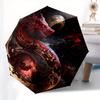 Galactic Dragon Yin-Yang Wall Clock: Cosmic Design for Your SpaceUmbrella, Portable 3-Fold Compact Umbrella for Men & Women Gift