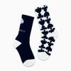 Trimarch Tri Triple Pattern Long Socks Navy