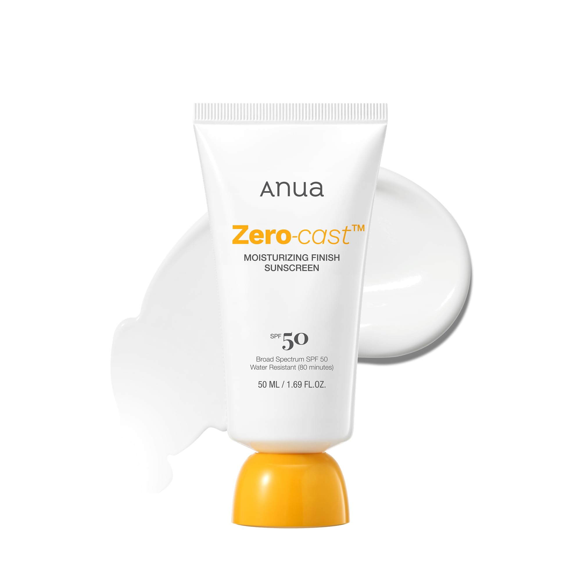 Anua Zero-cast Moisturizing Finish Sunscreen 50ml Original