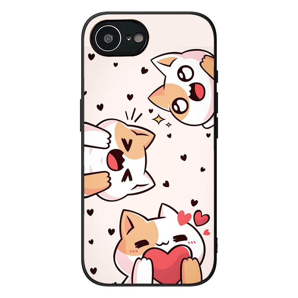 Cute Dog Cartoon Paw Cat Protective Cover for Apple iPhone 12 13 Mini XS 11 Pro Max 7 8 Plus XR SE 2022 SE3 + 8+ Phone Case