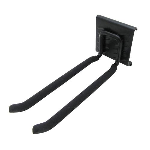 Waki Sangyo Wild Rail Hook, W Hook, Hardware, Screw, Indoor/Outdoor Use, 1 Piece, Black, WW-012