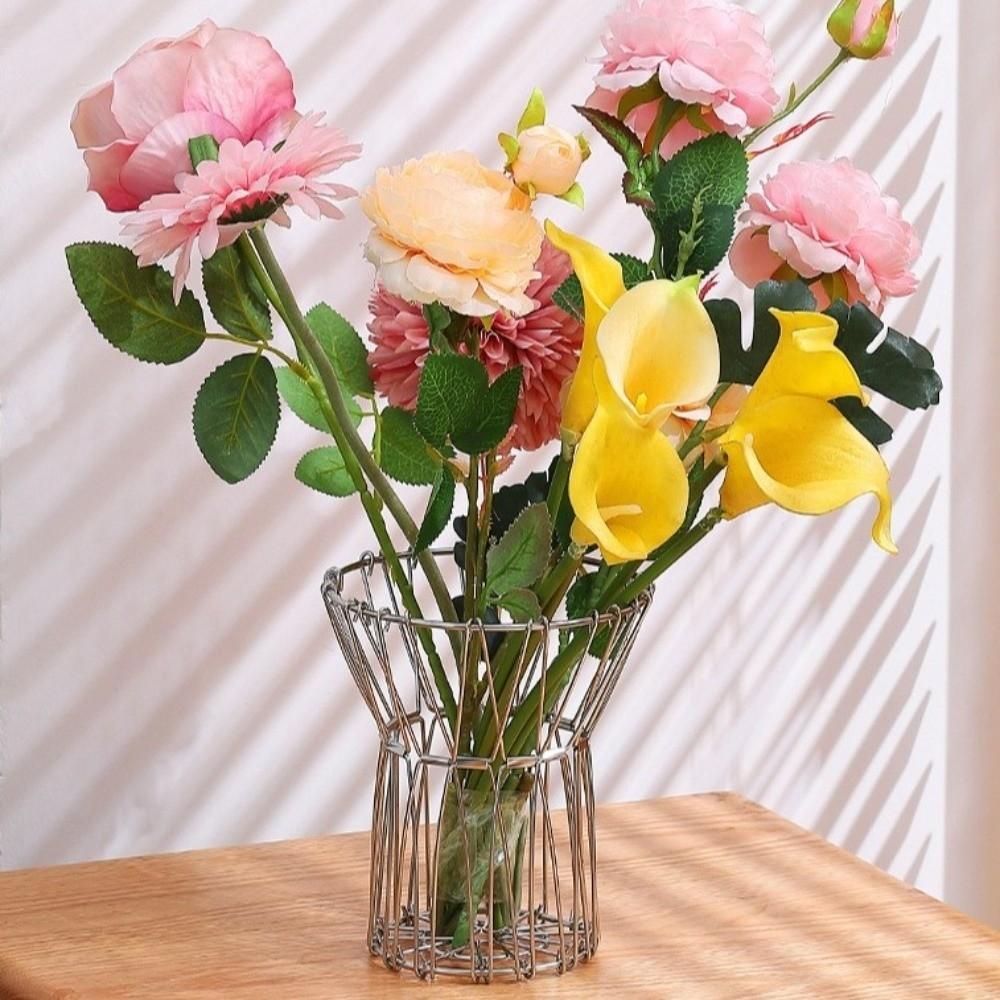 Hollow Structure Candy Dessert Rack Scalable Wire Fruit Basket  Desktop Storage