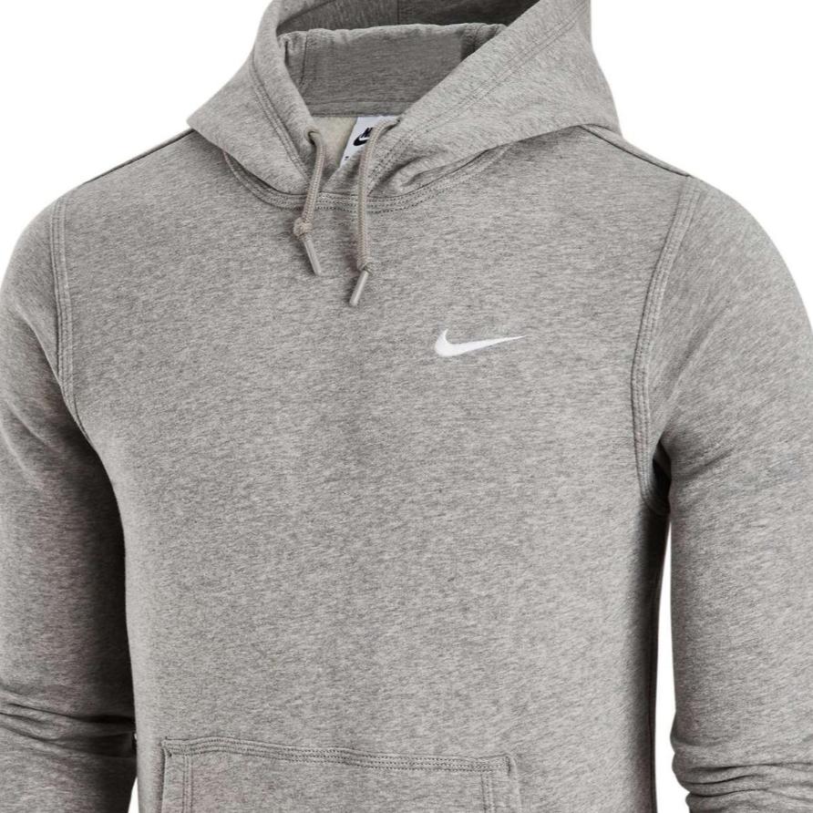 Nike Solid Color Hooded Casual Long Sleeve Sweatshirt Men Sweatshirt Dark-Heather-Gray 623453-063