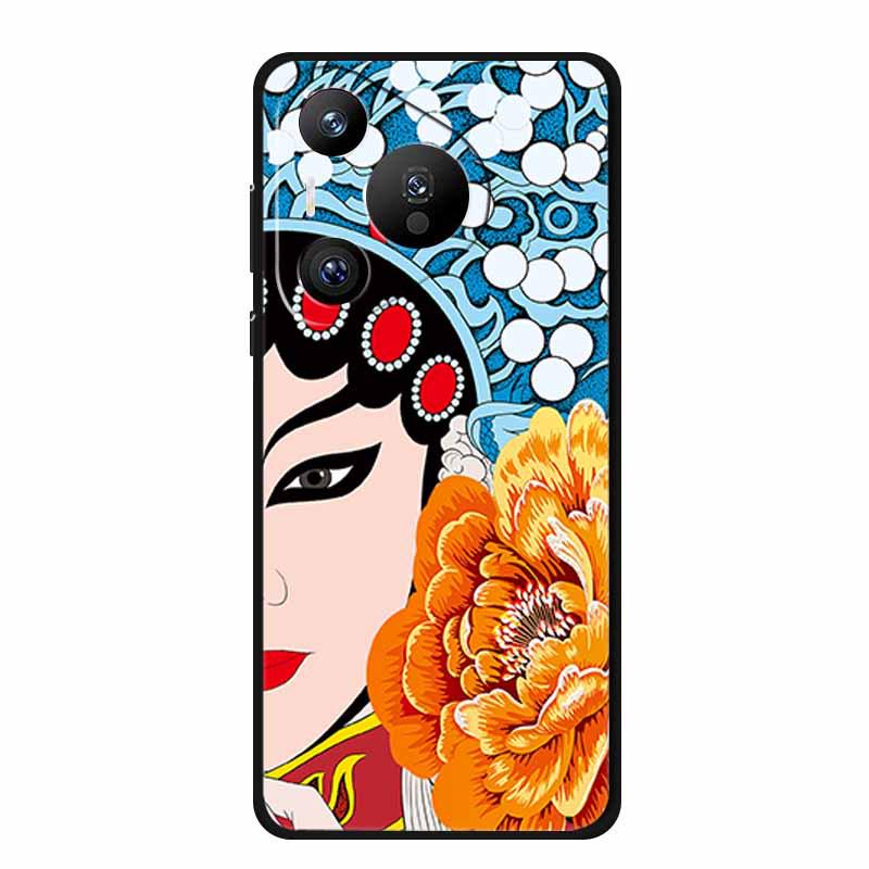 Huawei Pura 70 Pro Retro Embossed Texture Phone Case - Soft Color Painting Style