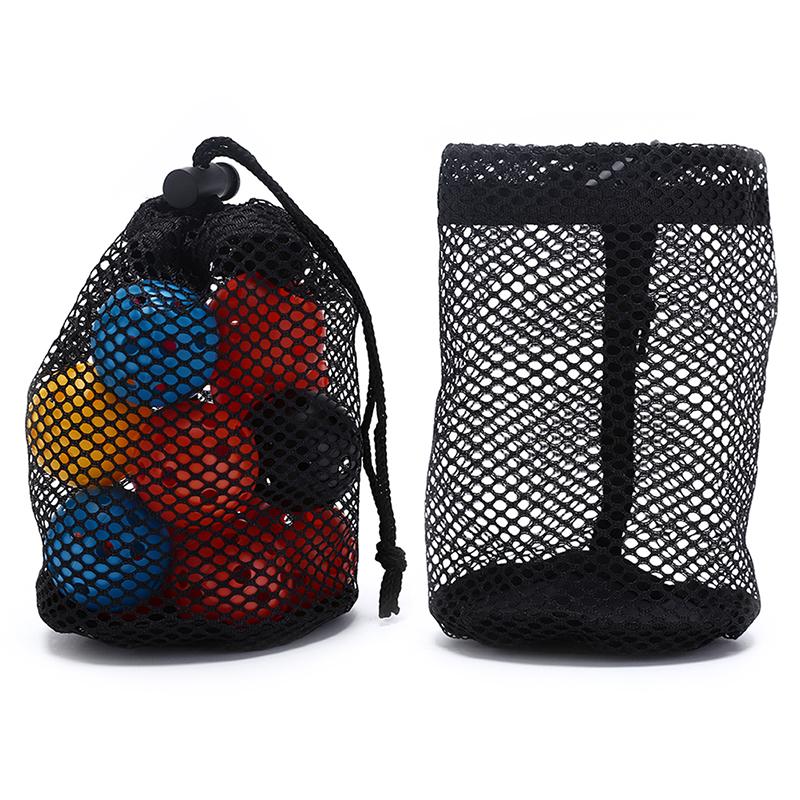 Mesh Nets Pouch Golf Balls Table Tennis 16 Balls Carrying Holder Storage Bags