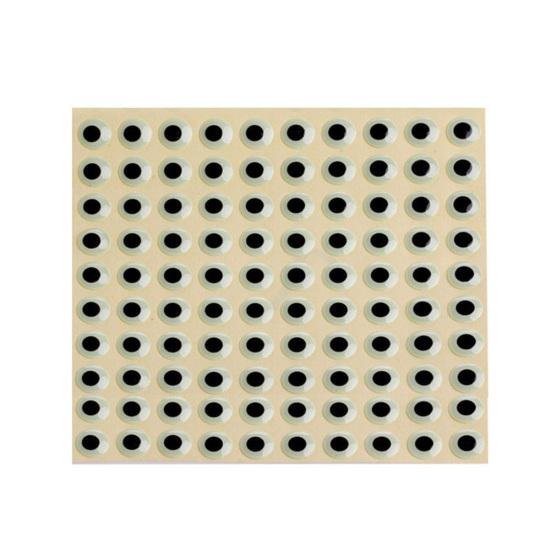 100 Pcs 3-9mm Fish Bait Eyes 3D Holographic Lure Tool Fly Tying Jigs Crafts