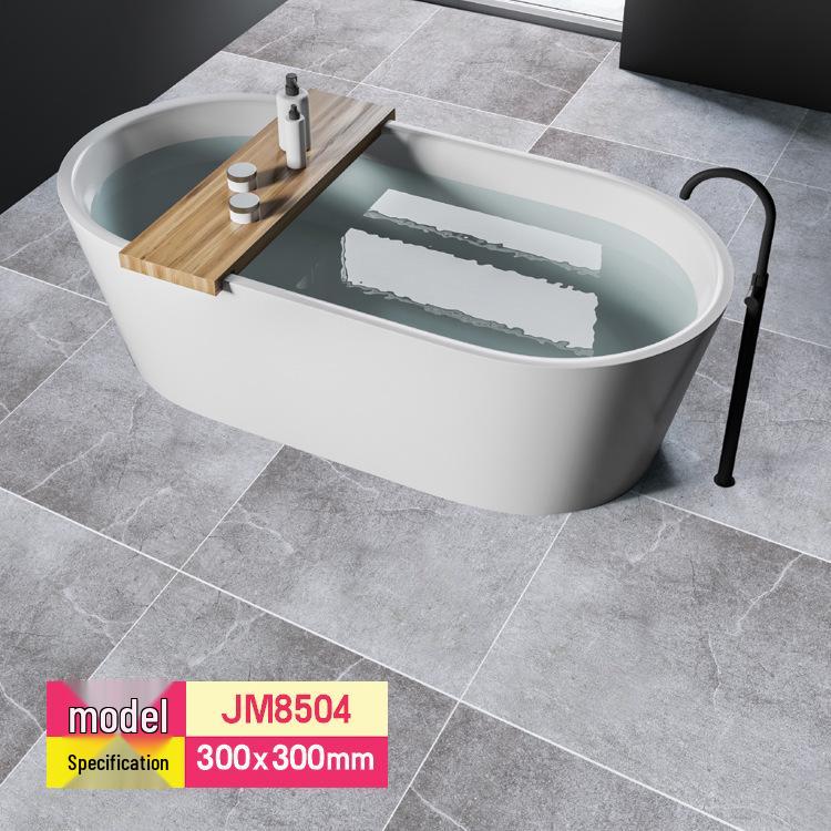 Self-Adhesive PVC Marble Tile Sticker - SPC Stone Plastic Flooring for Home Renovation