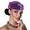 European American Retro British Felt Turban Hat Women's Church Derby Rhinestone Tassel Beret Hat