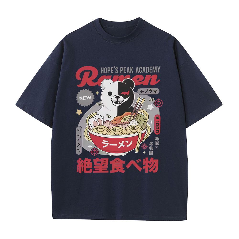 Anime Hopes Peaks Academy Danganronpa Eat RaUnisex Graphic Tshirt Unisex Women Funny Vintage Japanese Style T Shirts Cotton Tshirts