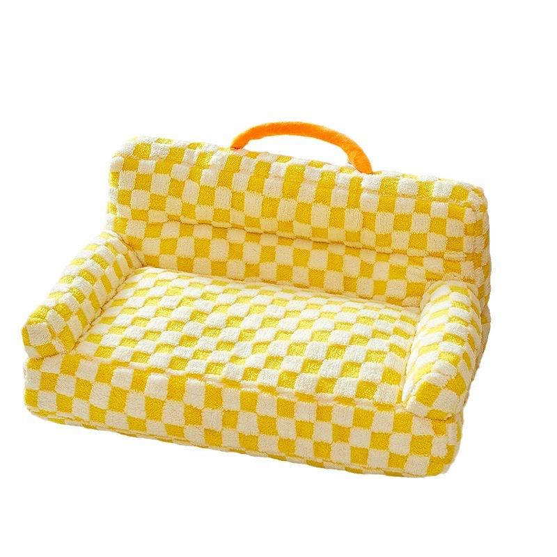 Pets In Autumn and Winter Dopamine Cat Nest Warm and Comfortable Cat Bed Pet Sofa Winter Mat Sleeping Mat Four Seasons