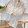 Women Bow Ice Silk Sun Protection Sleeves Outdoor  Loose Lace Arm Sleeves Accessories