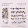 10-Sheet Long Strip Floral Border Sticker Pack Elegant Flower Frame Designs Soft Tones Self-Adhesive for Journal DIY Scrapbook