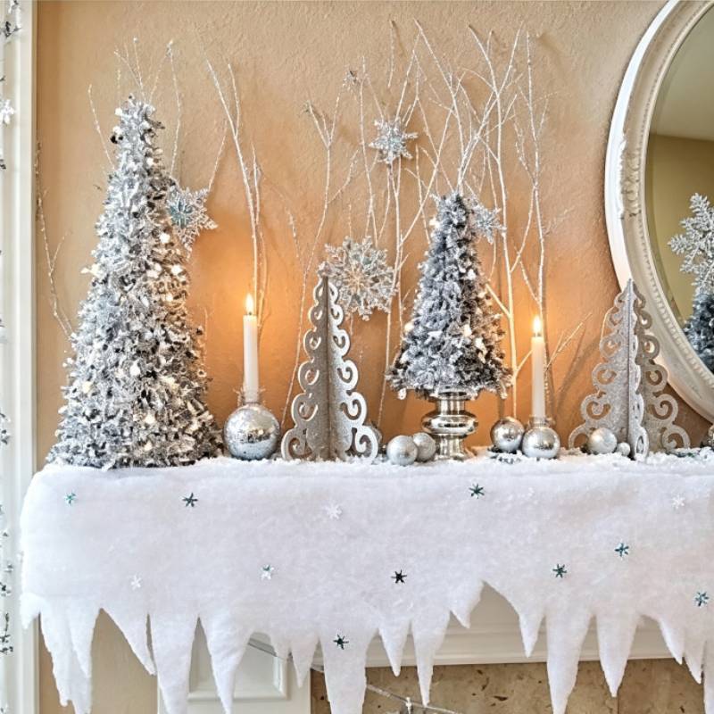 Christmas Snow Blanket Artificial Snow For Winter Decor And Cave Displays