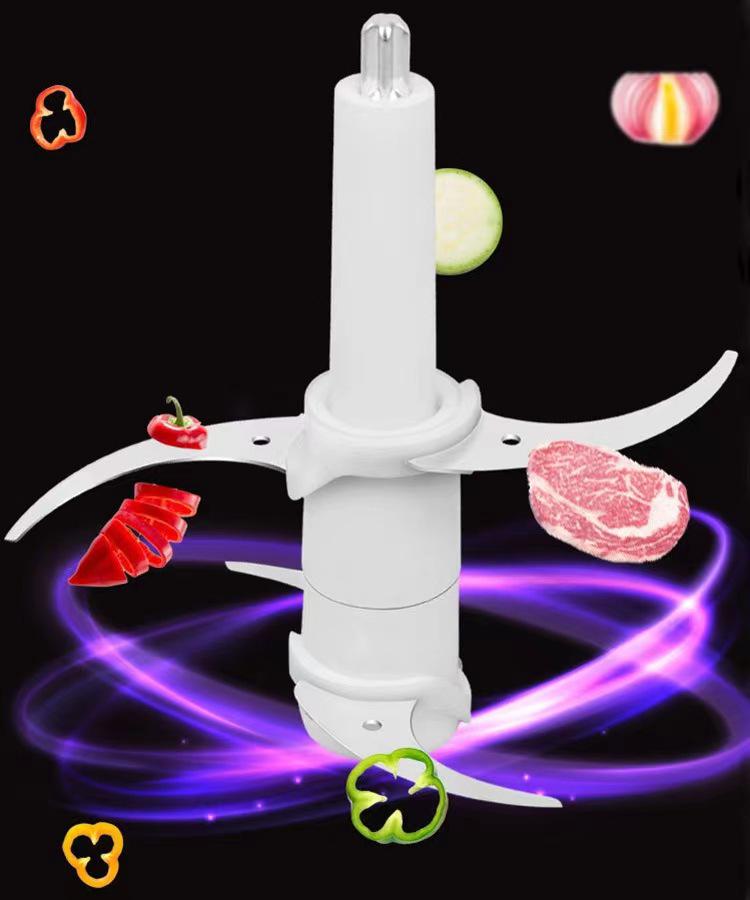 Stainless Steel Multifunctional Blender & Meat Grinder with Large Capacity