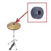 12pcs Cymbal Felts Hi Hat Clutch Felt Drum Set Cymbal Stand Felt Washer Small Size Gray