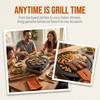 Iron BBQ Grill Pan Round Grill Rack Reusable Korean BBQ Grill Pan  Tourist Picnic Camping