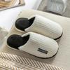 Unisex Rabbit Hair Warm Cotton Slippers