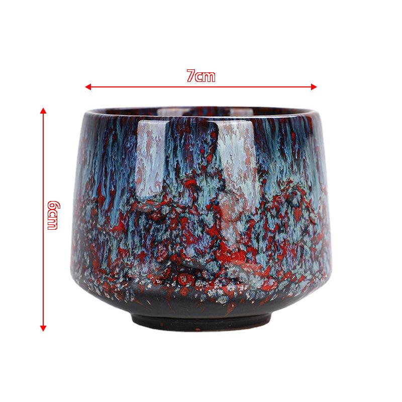 120ml Horký prodej High-end Speciální Unikátní La Hua Keramický Kávový Šálek Vintage Porcelán Glazovaný Kung Fu Hrnky Pro Domov a Kancelář
