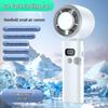 Portable High-Speed Bladeless Mini Fan with Digital Display and Cooling Ice Pack