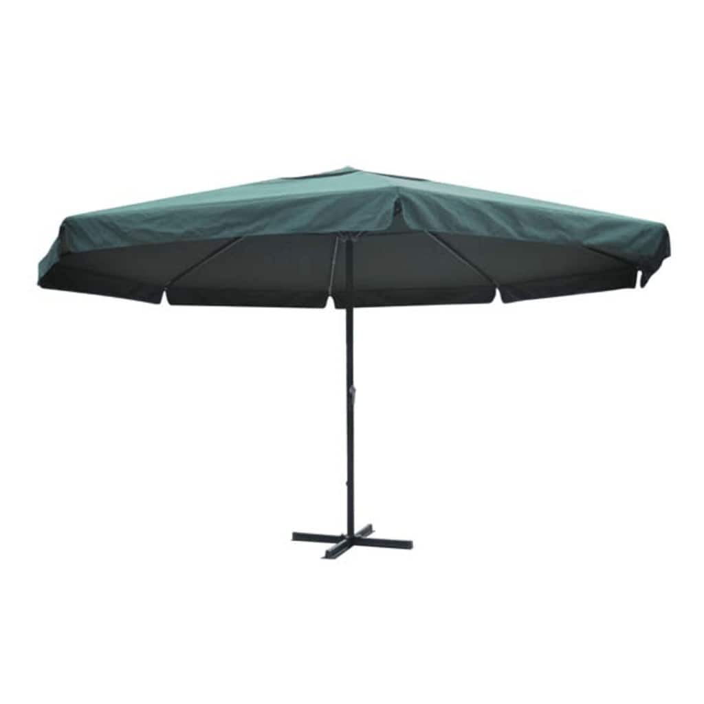 Green Aluminum Sun Umbrella 500 cm