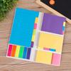 Scratch Pad Shell Vibrant Color Sticky Notes Water-Based Adhesive Reusable Bright Color Memo Pad Office Supplies