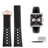 Cinturino per orologio in pelle di vacchetta Per TAG Heuer MONACO CARRERA Sostituzione cinturino CAW211M 211P CAW211R 211T Braccialetto in vera pelle da uomo 22mm