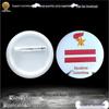 Leader Badge Emblem: Available in Small, Medium, or Large Tinplate Plastic Pin for Brigade, Class, or Road Leaders.