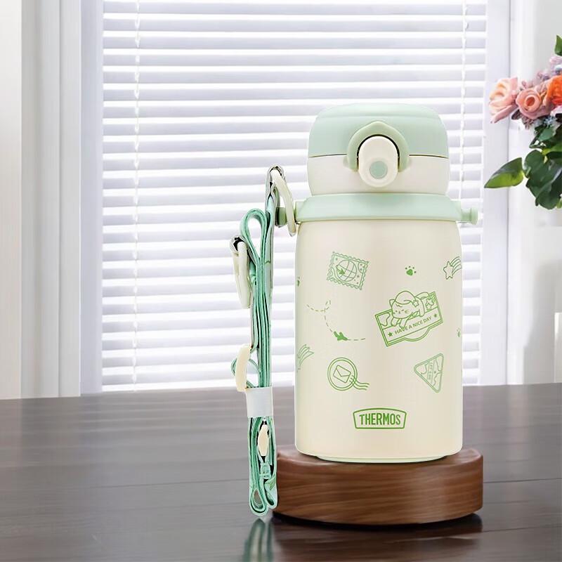 THERMOS TCKN Kids  316L Stainless Steel Dual-Drink Insulated Bottle