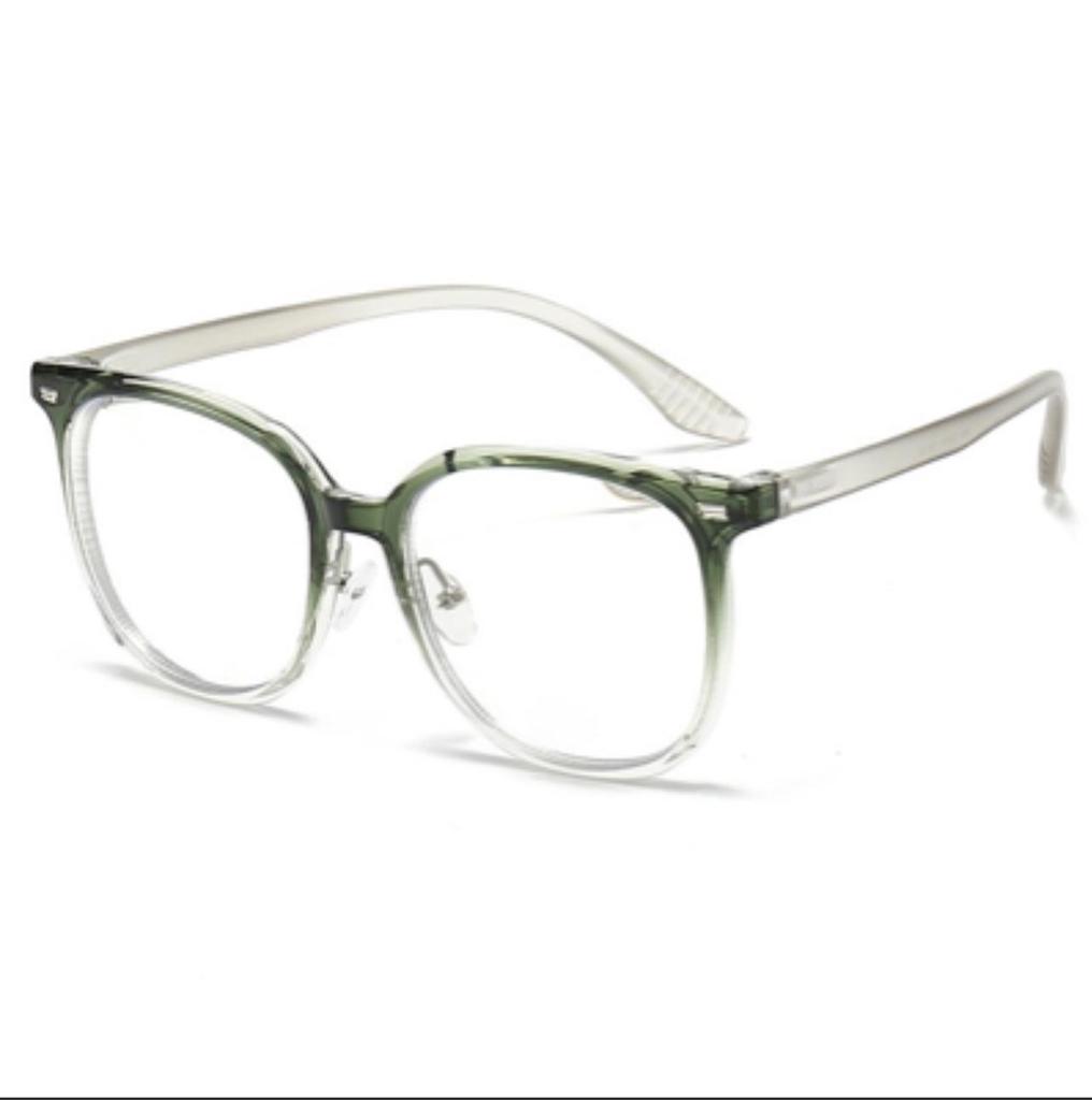 Korean Fashion Ultra-Light Gradient Transparent Square Glasses - Unisex Prescription-Ready Myopia Eyewear