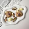 Cute Resin Starfish & Shell Croc Shoe Buckles with High-End Flower Accessories