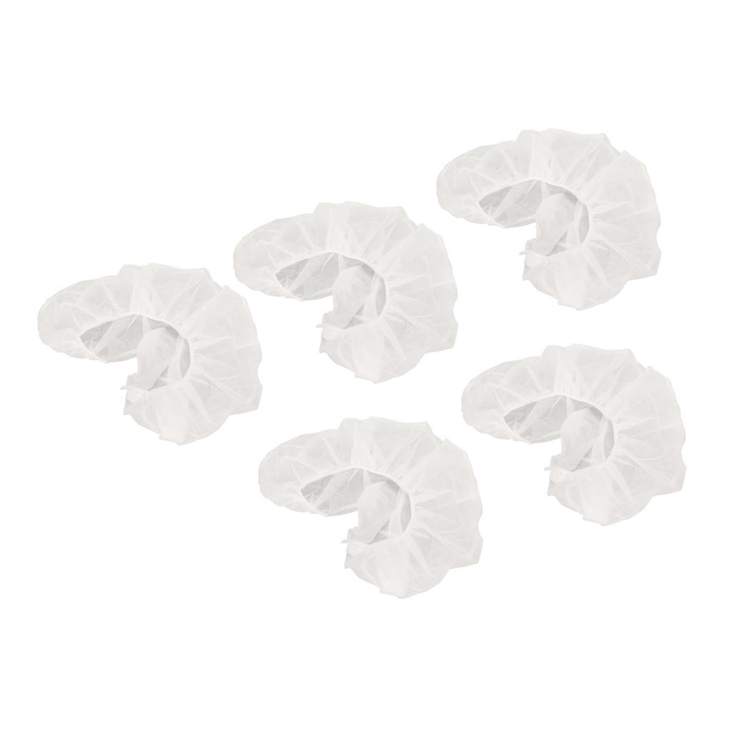 50pcs Beauty Salon Headrest Covers U Shaped Disposable Elastic Face Rest Pillow Covers