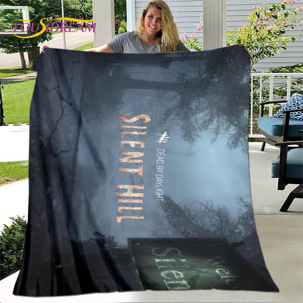 Silent Hill Horror Movie Game Soft Plush Blanket,Flannel Blanket Throw Blanket for Living Room Bedroom Bed Sofa Picnic Cover Kid