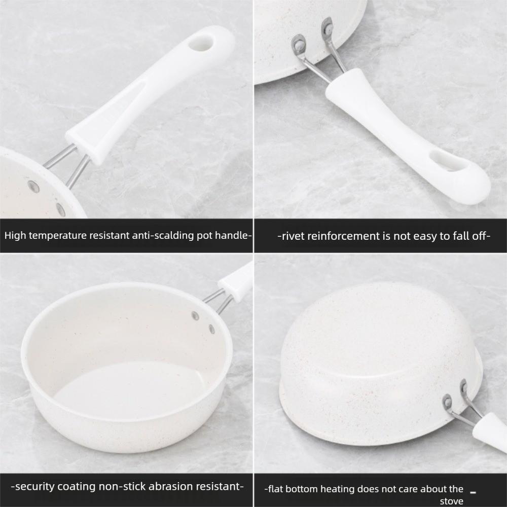 Mini Frying Pan Anti-scalding Handle Non-stick Pan Cookware Milk Pot  Bacon