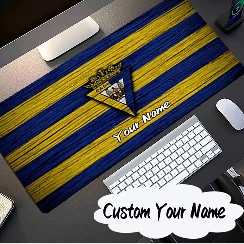 Custom Name Mouse pad Cadiz Cf Badge Design Mouse pad, Gaming Mouse Pad, keyboard pad, Desk Decor for computer notebook Fan Birthday Gift