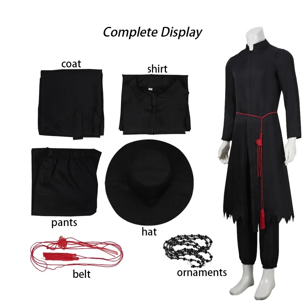 Костюм Саджи для косплея охотников на демонов Jinu Kpop для взрослых мальчиков, маскировка, униформа, шляпа, наряды для ролевых игр айдолов, костюм для Хэллоуина, карнавальный костюм Adult XS