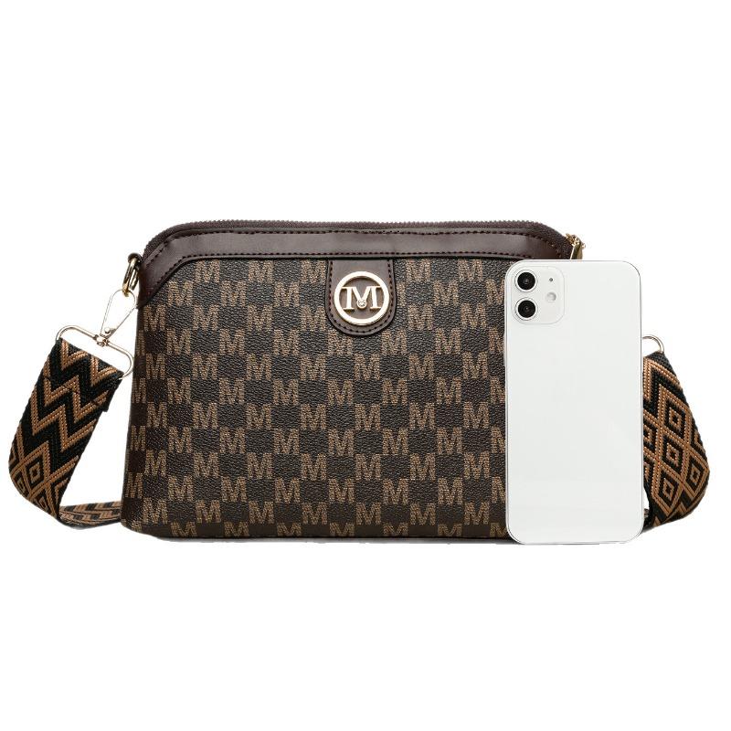 Retro Printed Single Shoulder Crossbody Women's Bag