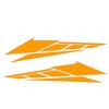 Motorcycle Tail Decals Motorcycle Bicycle Decorative Sticker Multicolor Anti Scratch Waterproof Stickers Modification Ornament