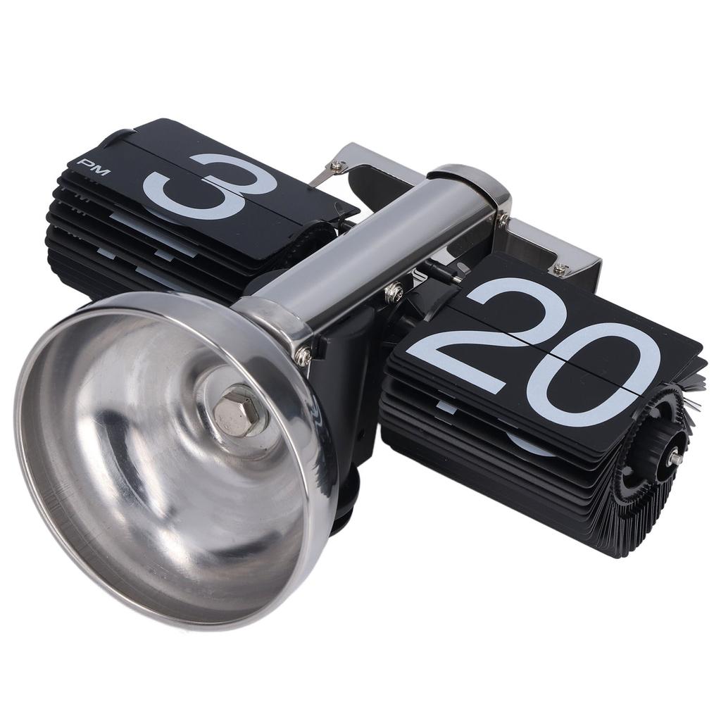 Klappuhr Genaue Zeit Einzigartig Modisch Retro Automatische Blätternde Quarz-Uhr für Zuhause