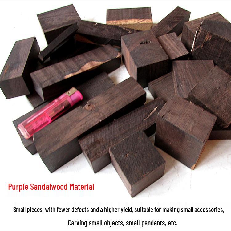 Ausverkauf Buddha-Perlen: Schnitzabfälle aus Palisander und Lila Sandelholz für die Handheld-Praxis